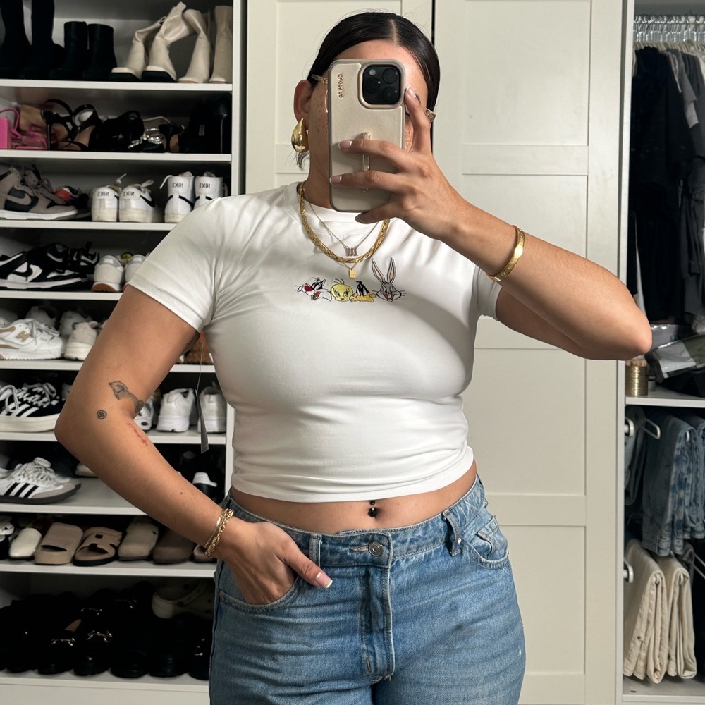 Forever 21 Looney Tunes Crop Top